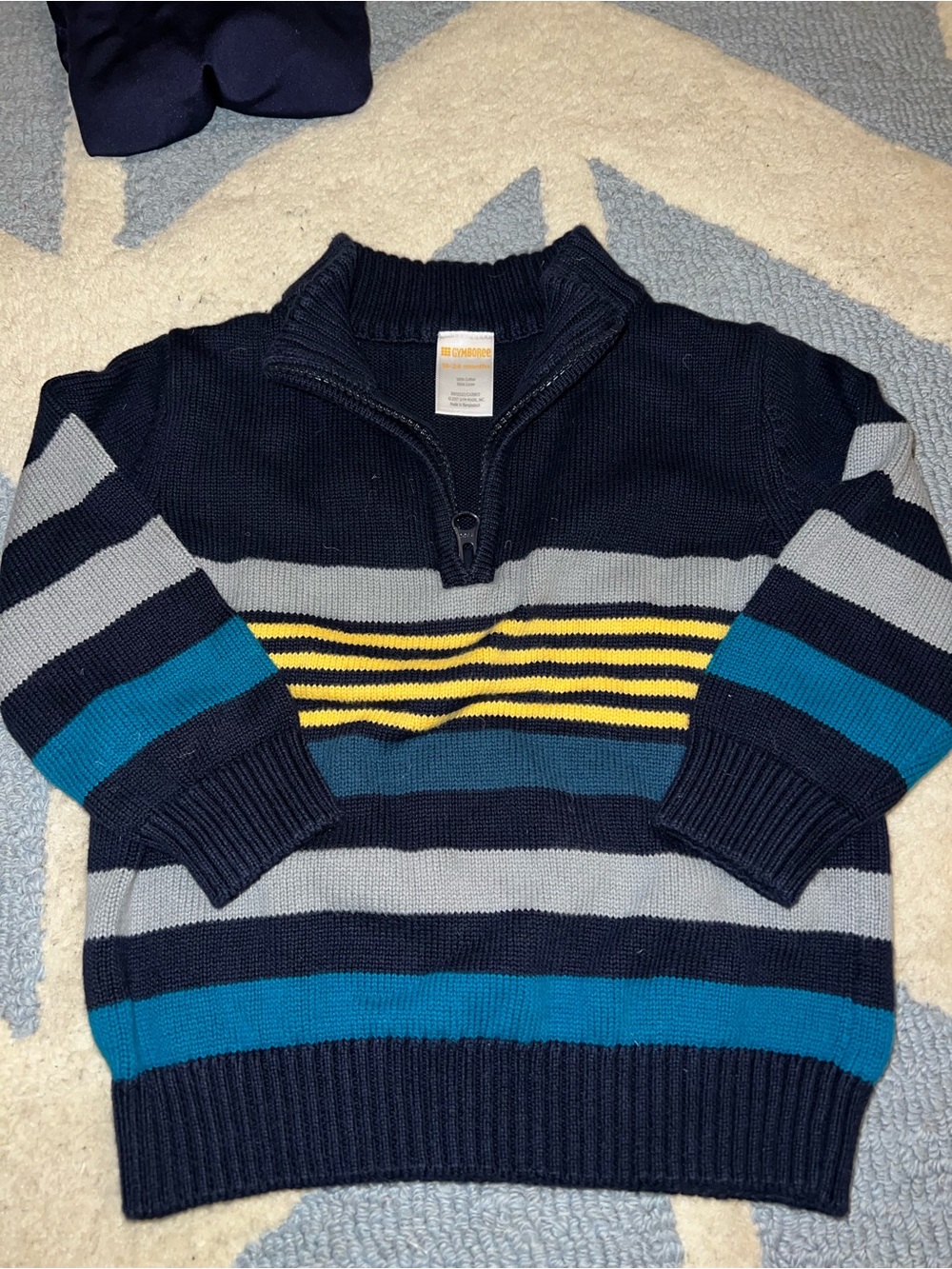 Gymboree kids quarter zip